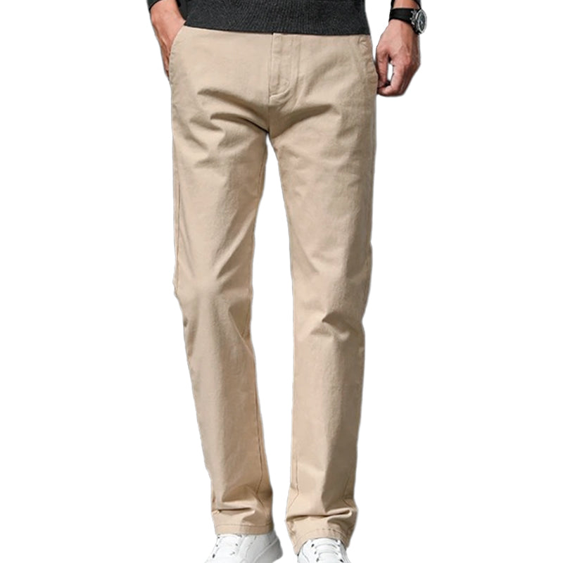 PANTALON CHINO EN COTON PORTO
