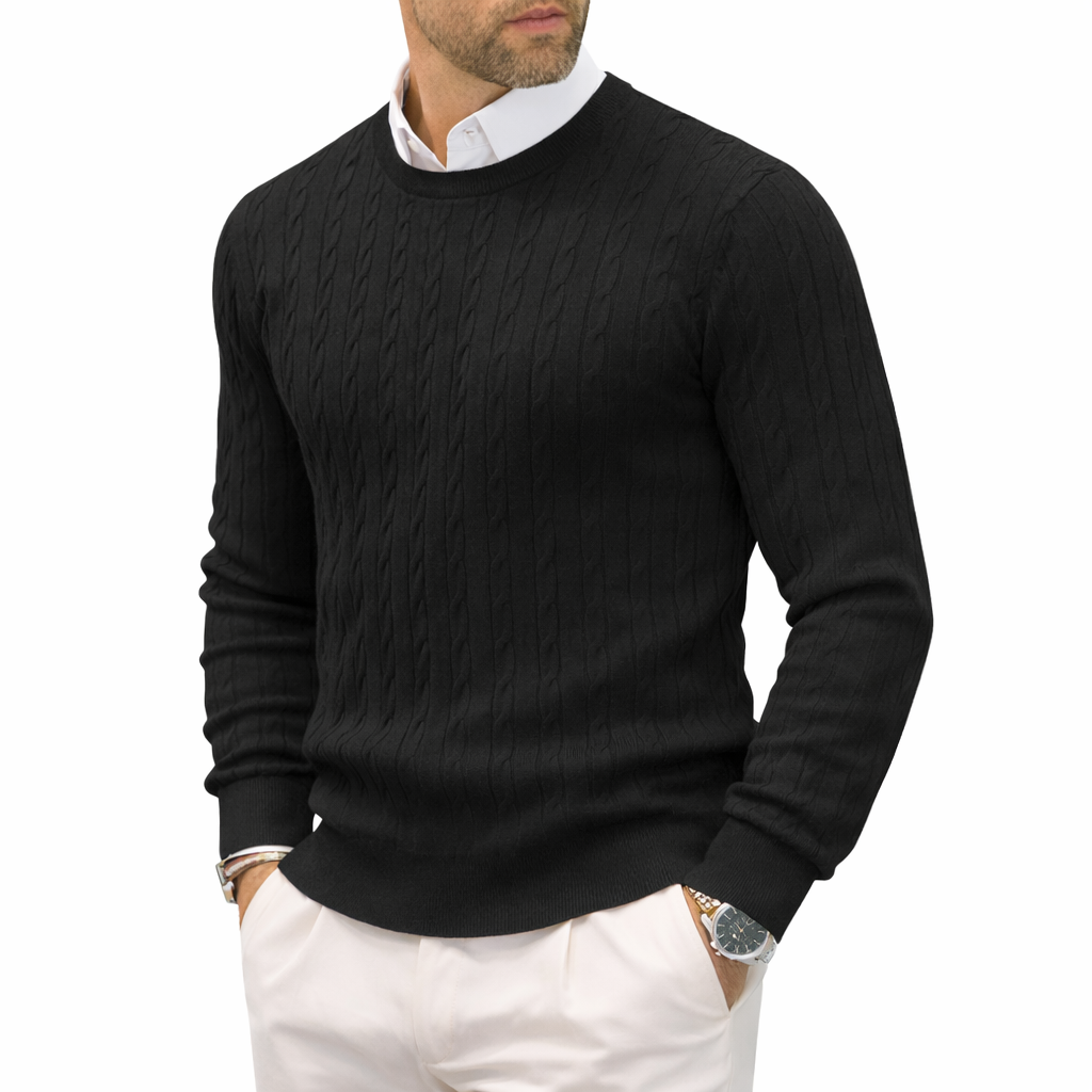 EVERKNIT - PULL CLASSIQUE À TORSADES