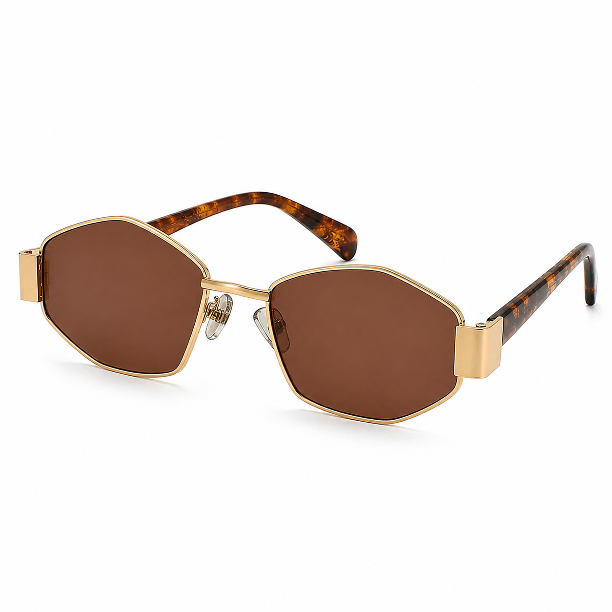 LUNETTES DE SOLEIL VINTAGE POLYGONALES