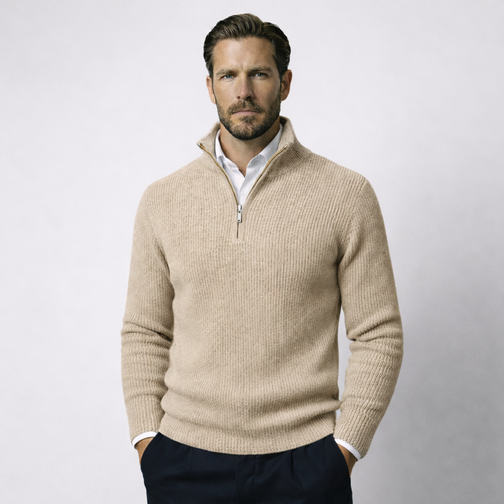 GABRIEL - PULL À ZIP COURT