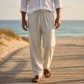 FRANÇOIS - PANTALON EN LIN AÉRÉ