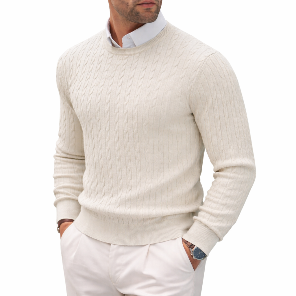 EVERKNIT - PULL CLASSIQUE À TORSADES