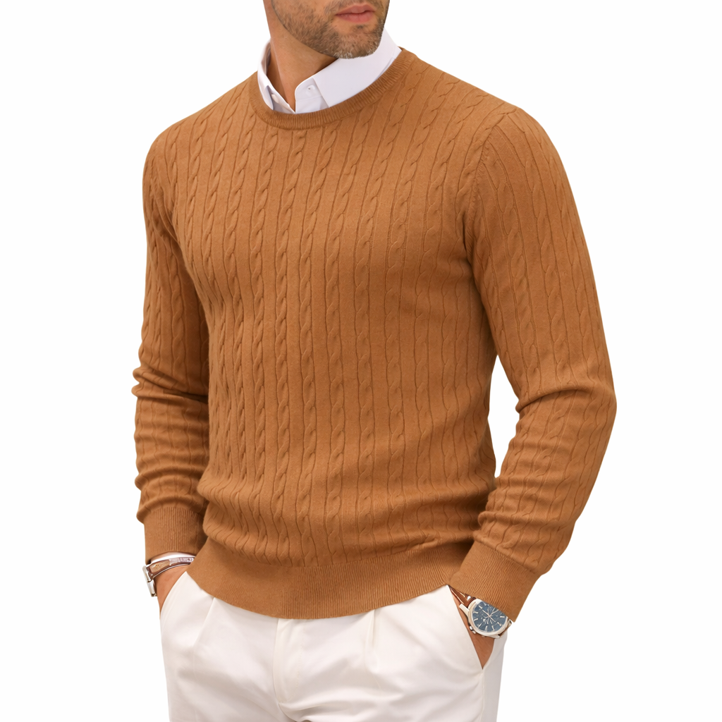 EVERKNIT - PULL CLASSIQUE À TORSADES