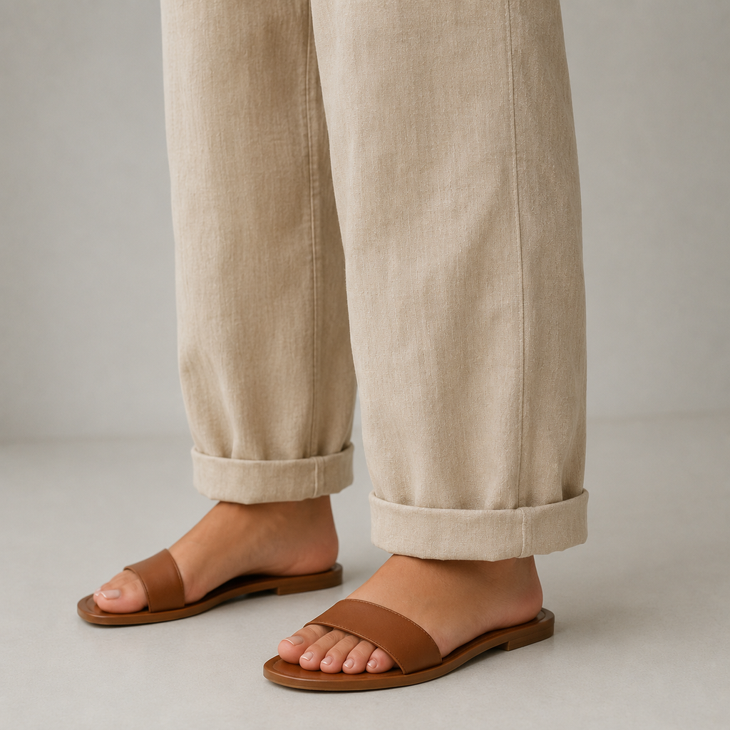 ÉLISE - PANTALON EN LIN AÉRÉ