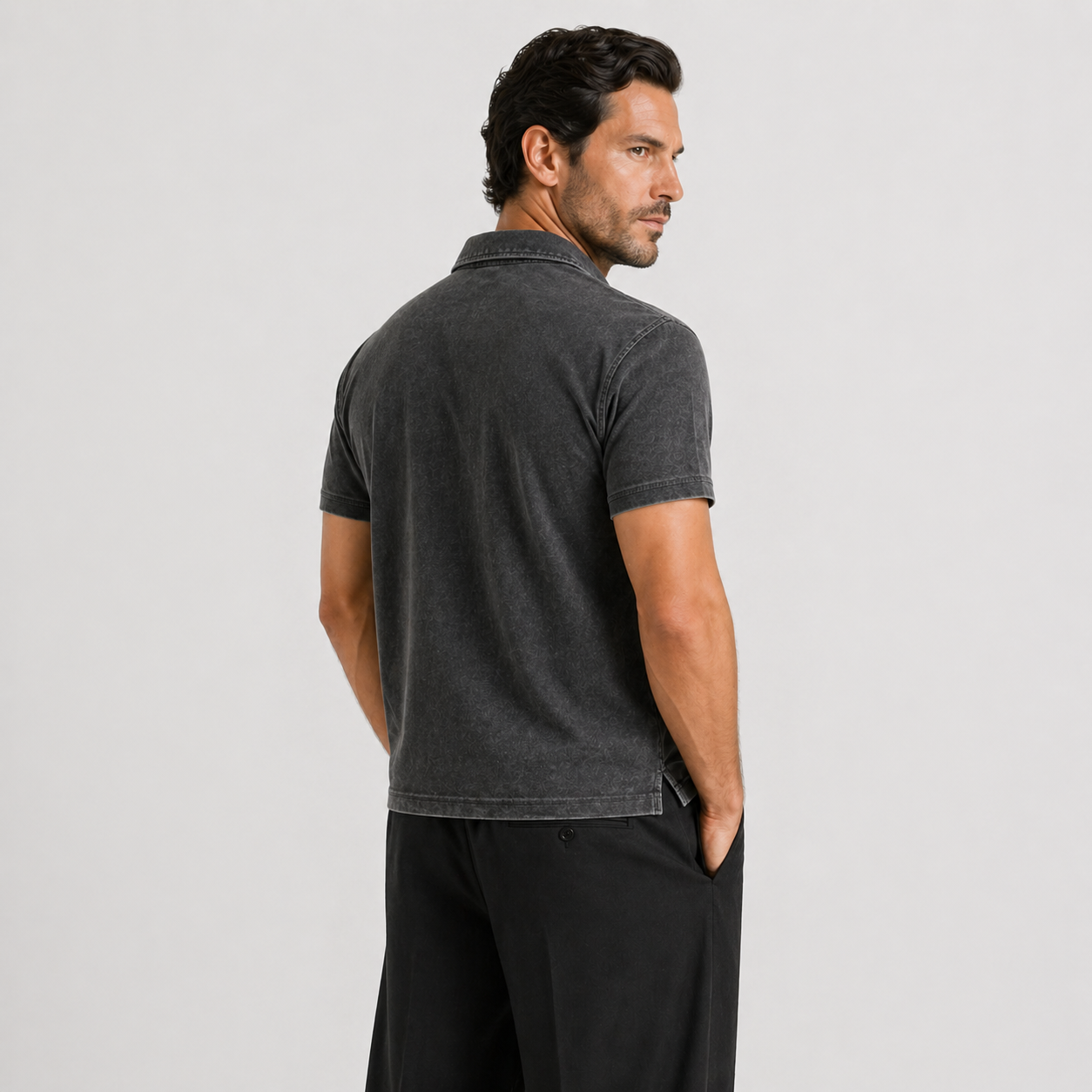 LOUIS – POLO CLASSIQUE DÉLAVÉ