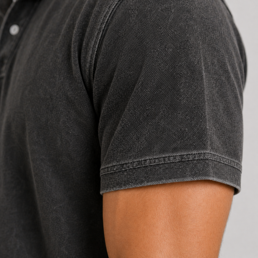 LOUIS – POLO CLASSIQUE DÉLAVÉ