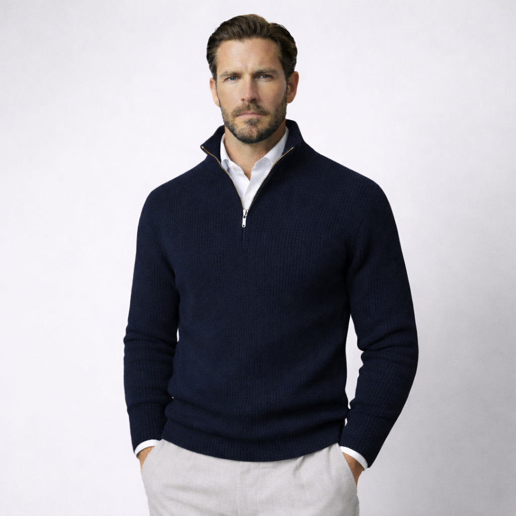GABRIEL - PULL À ZIP COURT