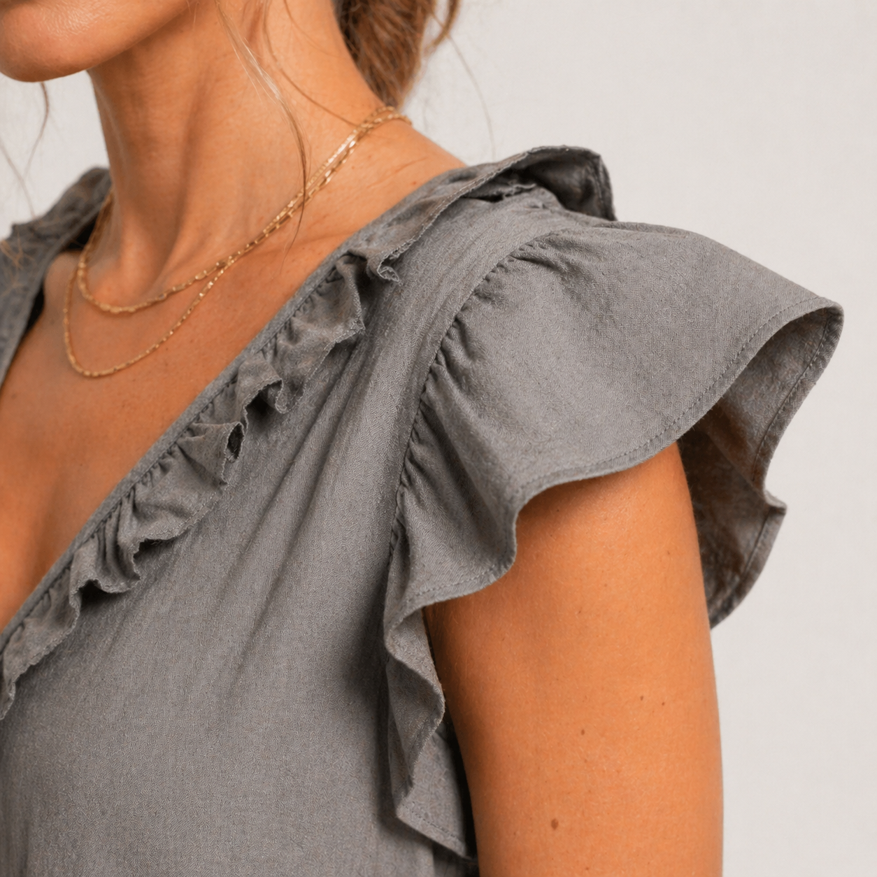 ROBE MAXI SANS MANCHES ÉLÉGANTE