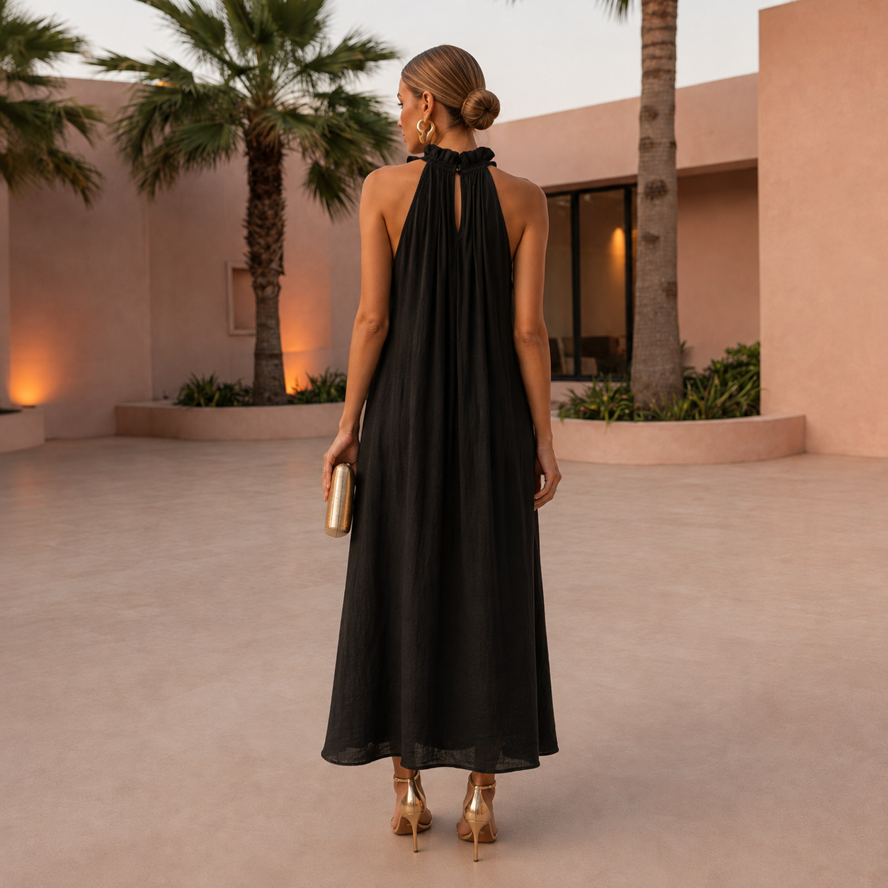 MADELEINE - ROBE LONGUE AVEC POCHES