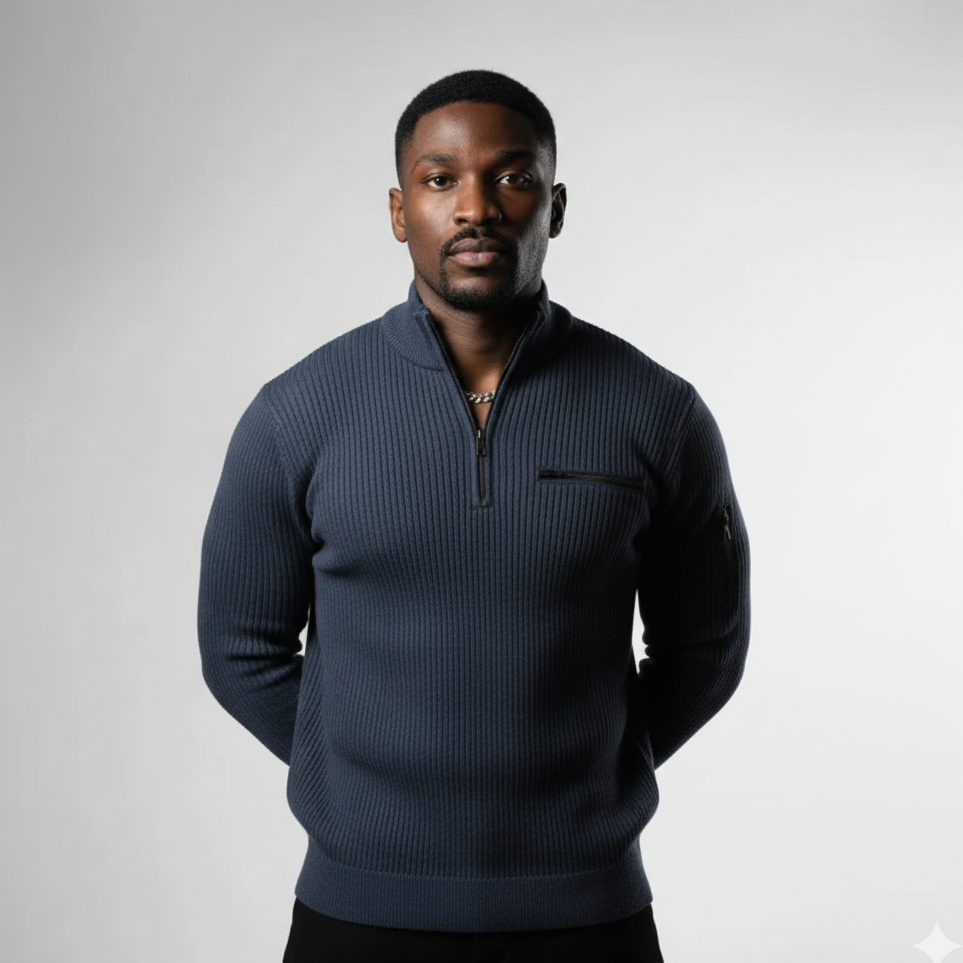 JULES - CHEMISE À MANCHES LONGUES ZIPPÉE