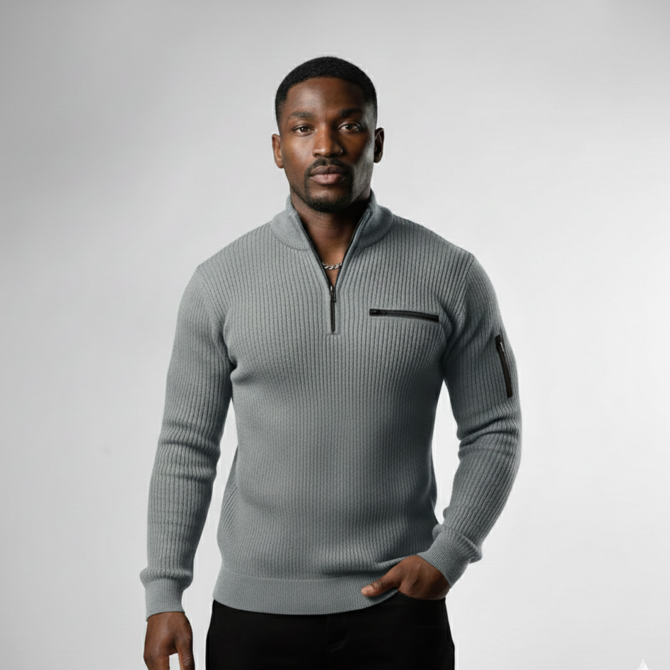 JULES - CHEMISE À MANCHES LONGUES ZIPPÉE