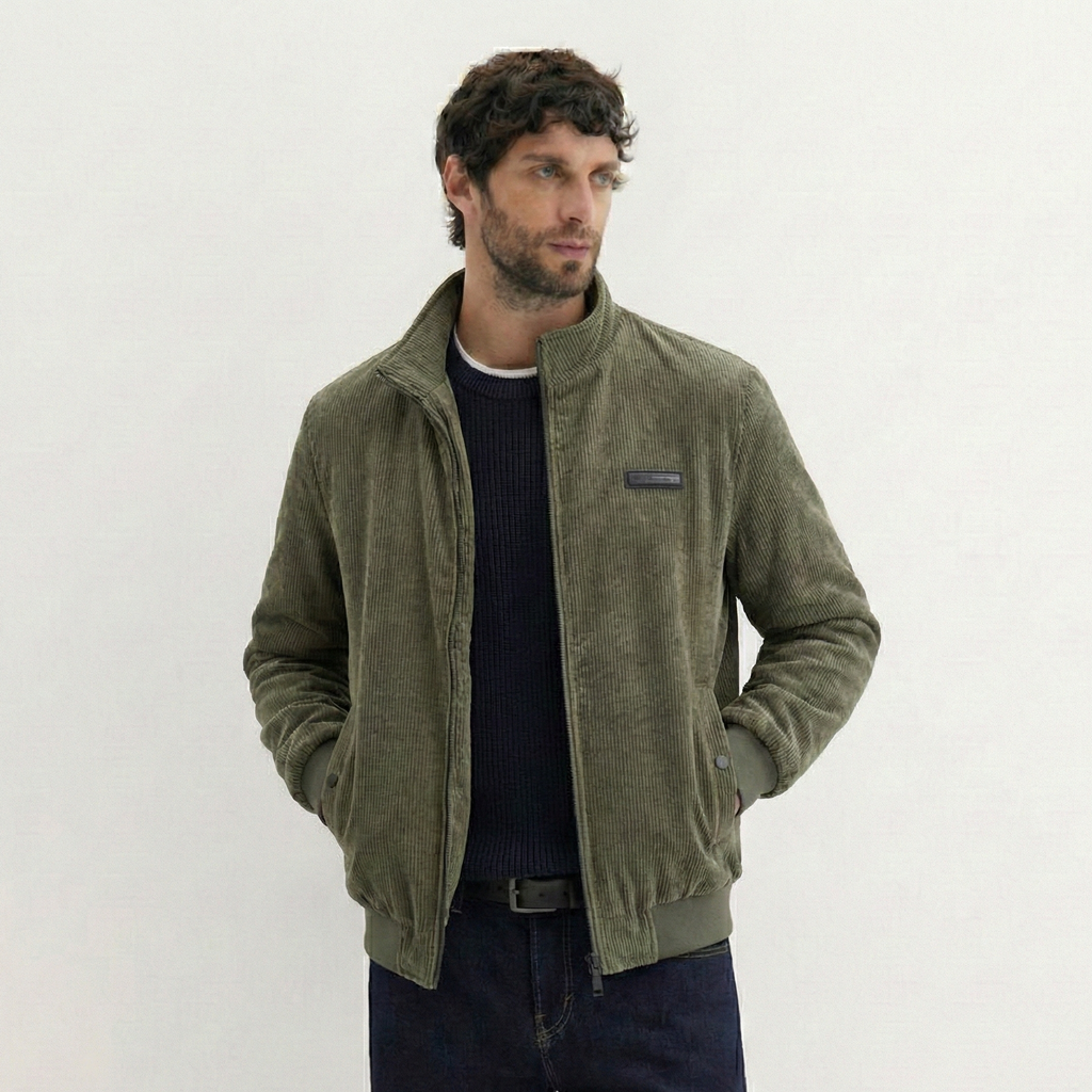 RAPHAËL - VESTE EN VELOURS CÔTELÉ AVEC DOUBLURE EN POLAIRE