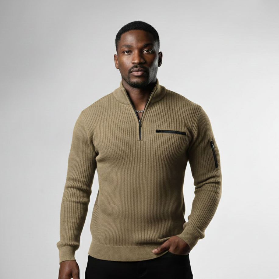 JULES - CHEMISE À MANCHES LONGUES ZIPPÉE