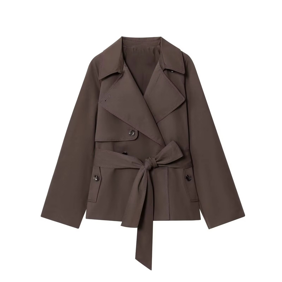 ÉLODIE - TRENCH COAT CEINTURÉ