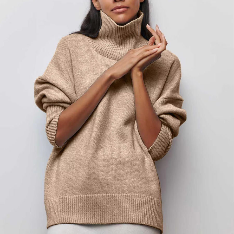 PULL EN MAILLE DE LUXE À COL ROND