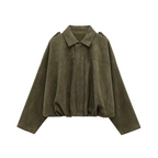 LUCIE - VESTE BOMBER EFFET DAIM