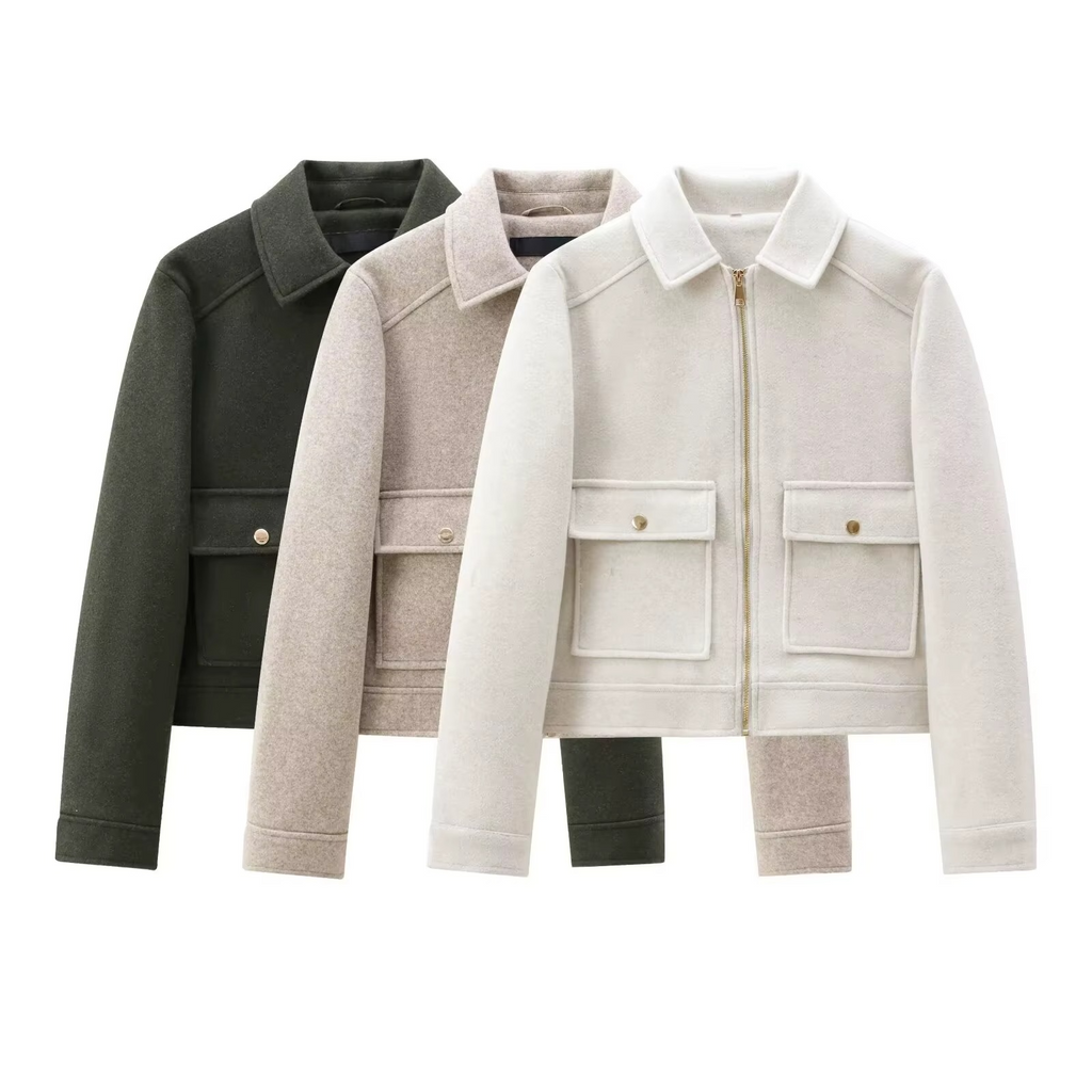 MATHILDE – VESTE ZIPPÉE CLASSIQUE