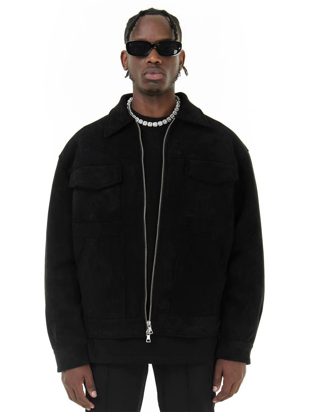 URBANEDGE™ - VESTE STREET OVERSIZE EN DAIM