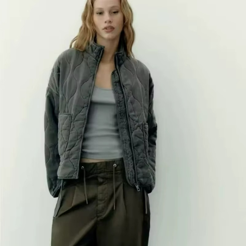 VESTE MATELASSÉE ZIPPÉE