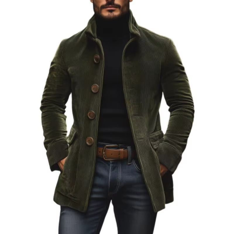 ARTHUR - MANTEAU EN VELOURS CÔTELÉ