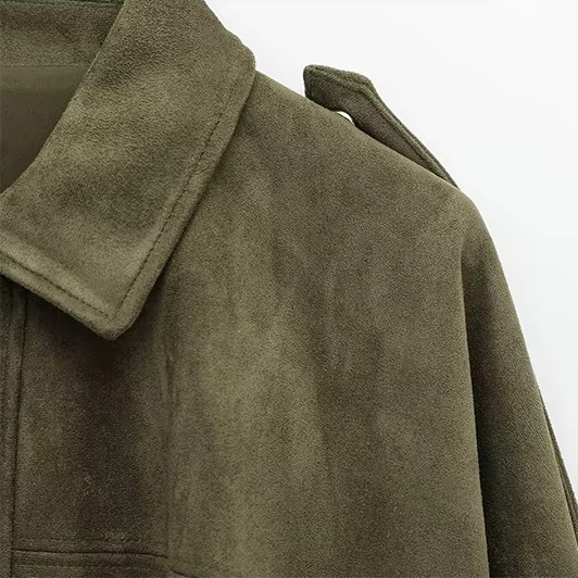 LUCIE - VESTE BOMBER EFFET DAIM