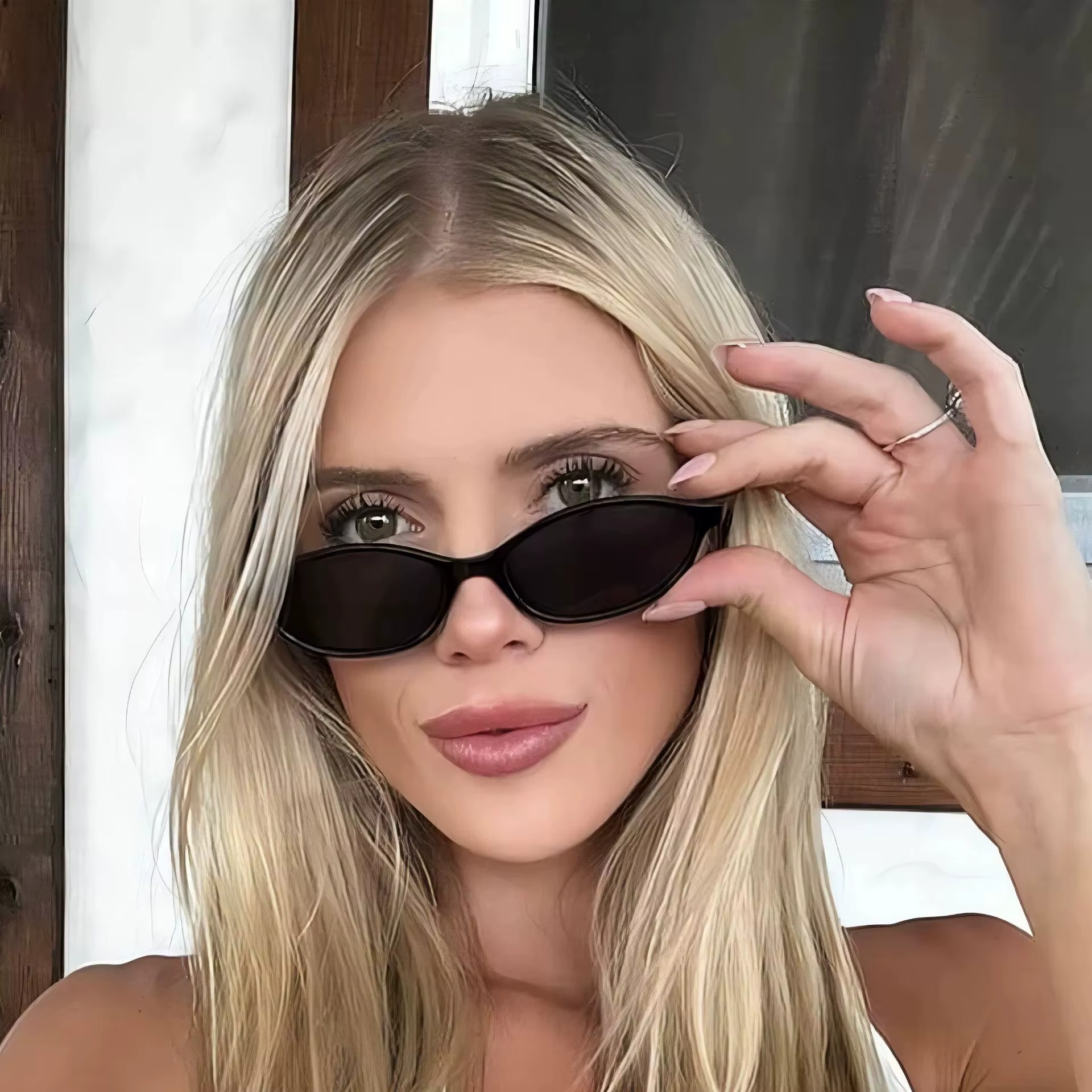 LUNETTES DE SOLEIL OVALES RÉTRO CEIL DE CHAT
