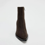 BOTTINES À TALON COMPENSÉ POINTU MIDNIGHT LUXE