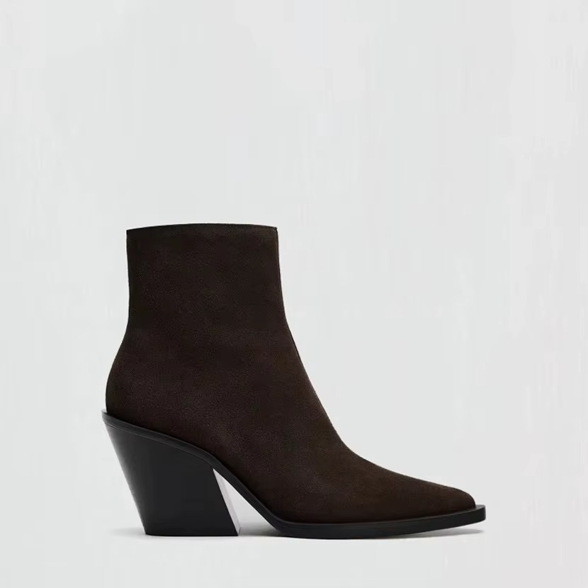 BOTTINES À TALON COMPENSÉ POINTU MIDNIGHT LUXE