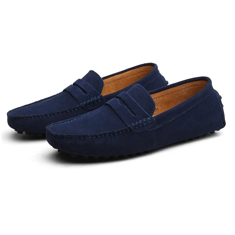 MOCASSINS EN DAIM SUÈDE