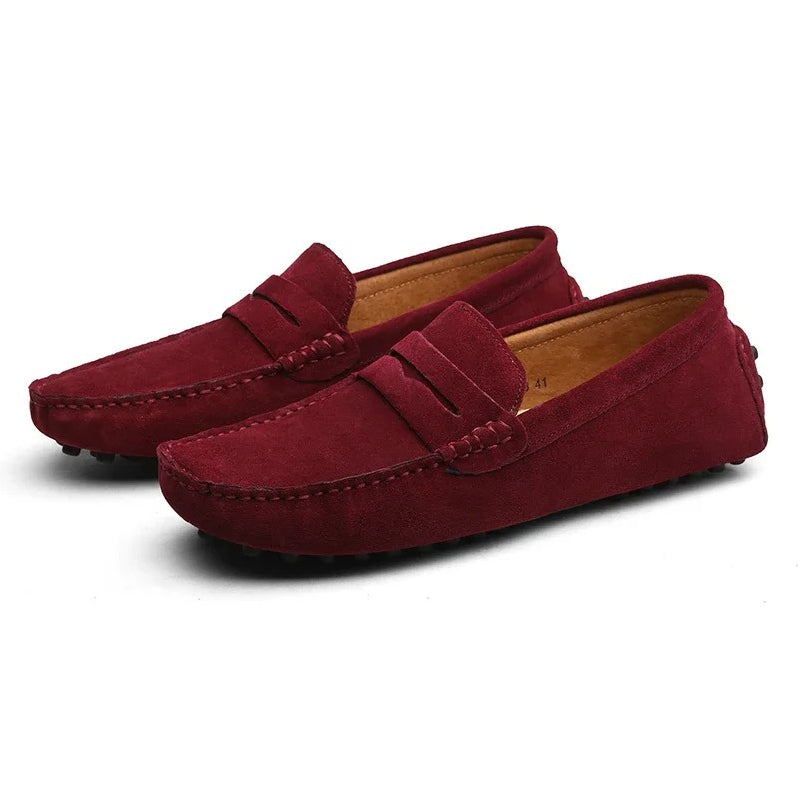 MOCASSINS EN DAIM SUÈDE