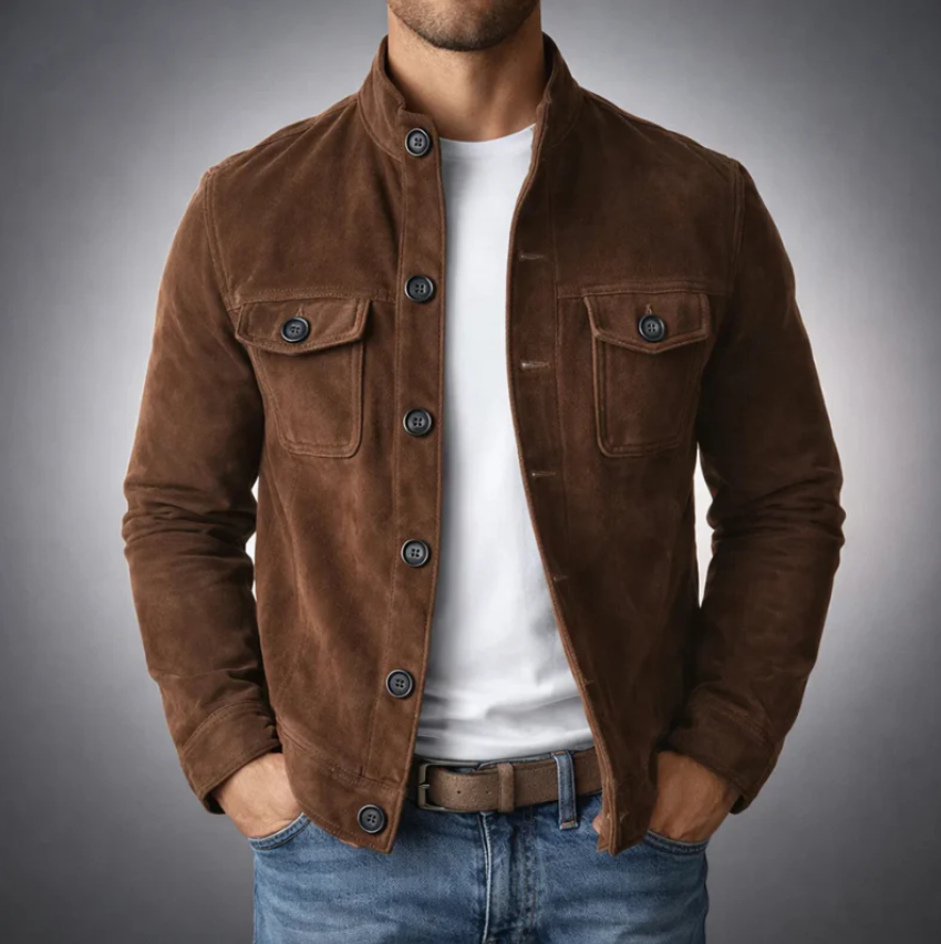 ALEXANDRE™ - VESTE EN DAIM