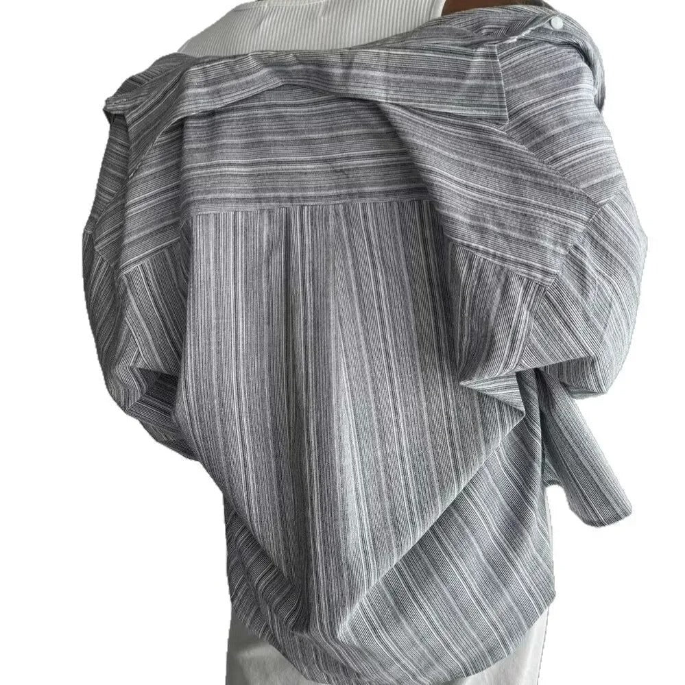 CHEMISE RAYÉE EN LIN