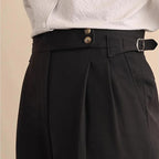 PANTALON TAILLE HAUTE WALL STREET