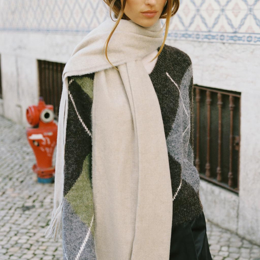 ANAÏS - ÉCHARPE CLASSIQUE 100 % LAINE
