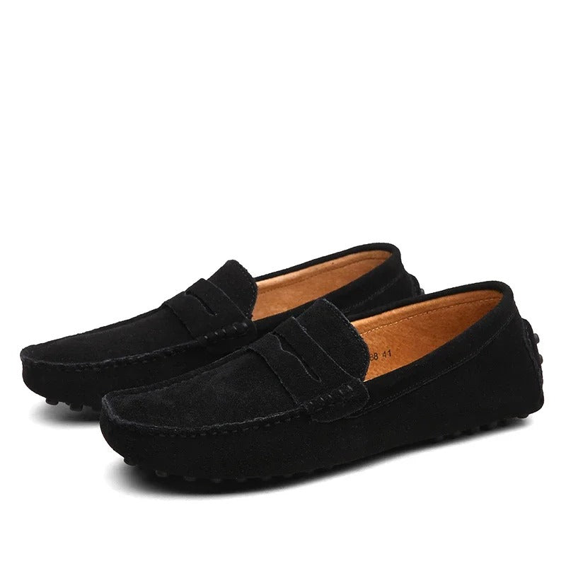 MOCASSINS EN DAIM SUÈDE