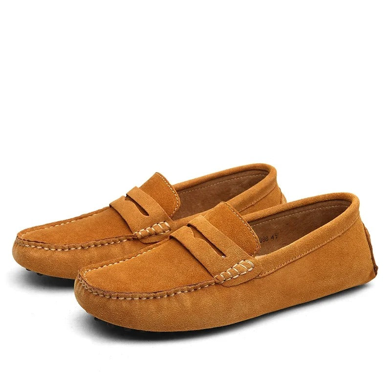 MOCASSINS EN DAIM SUÈDE