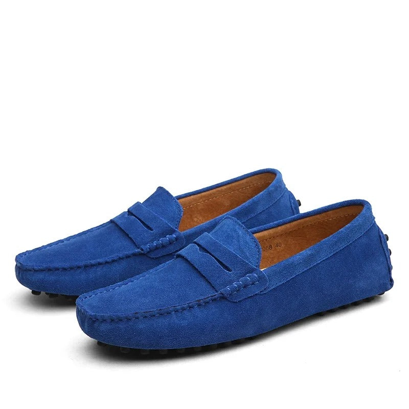 MOCASSINS EN DAIM SUÈDE