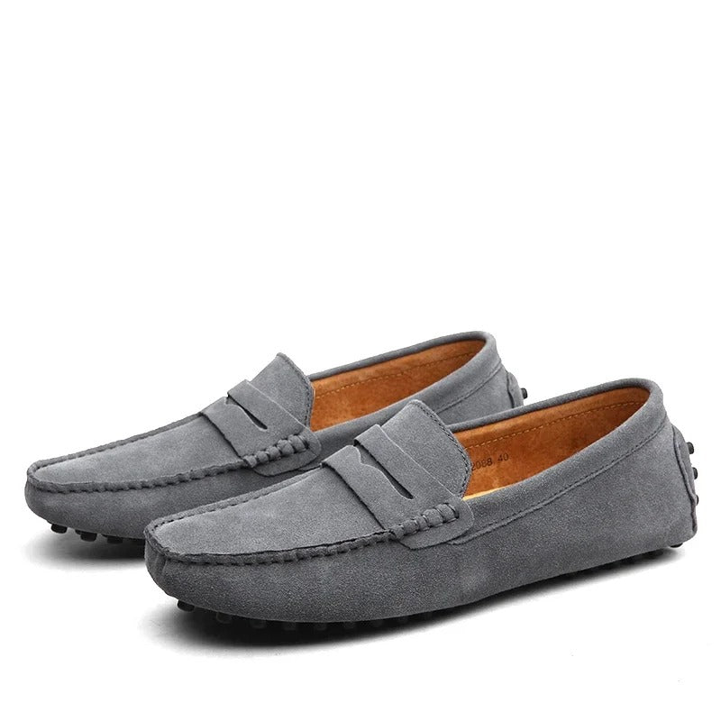 MOCASSINS EN DAIM SUÈDE