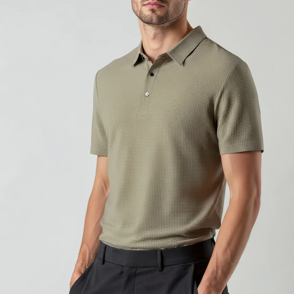 POLO TEXTURÉ AERO WEAVE